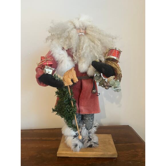 Vintage Jana Southwick #325 Handmade Santa Claus Woodland - Picture 1 of 7